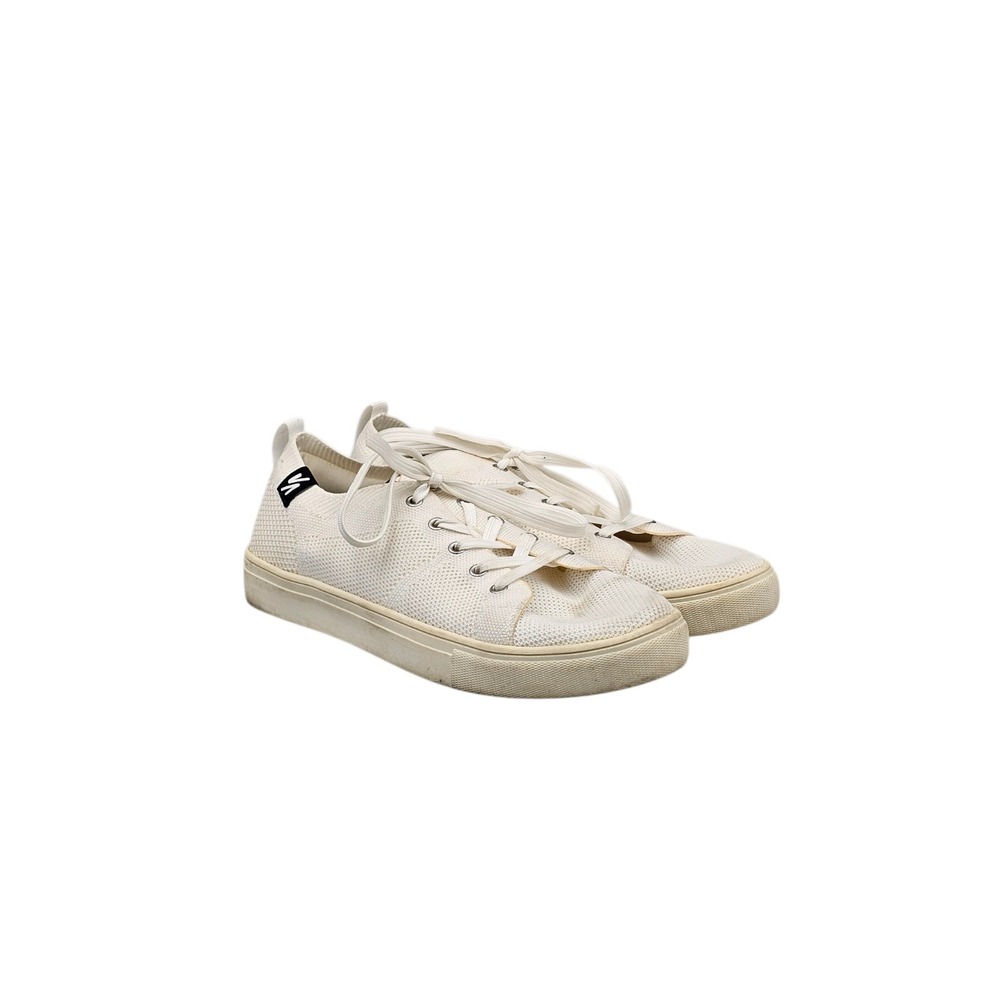 Rival Ace Knit White Sneakers Womens Size 10 Low Top Walking Shoes R22WCU027L